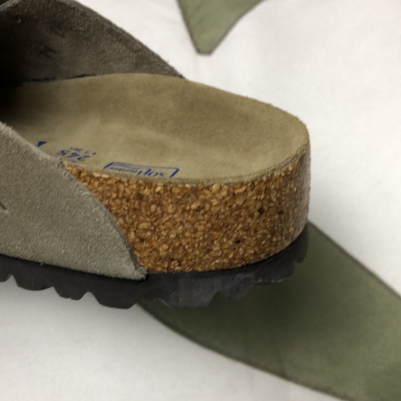 NWT Women's Taupe Suede Birkenstock Boston Shoes - Narrow Fit - Picture 8 of 8
